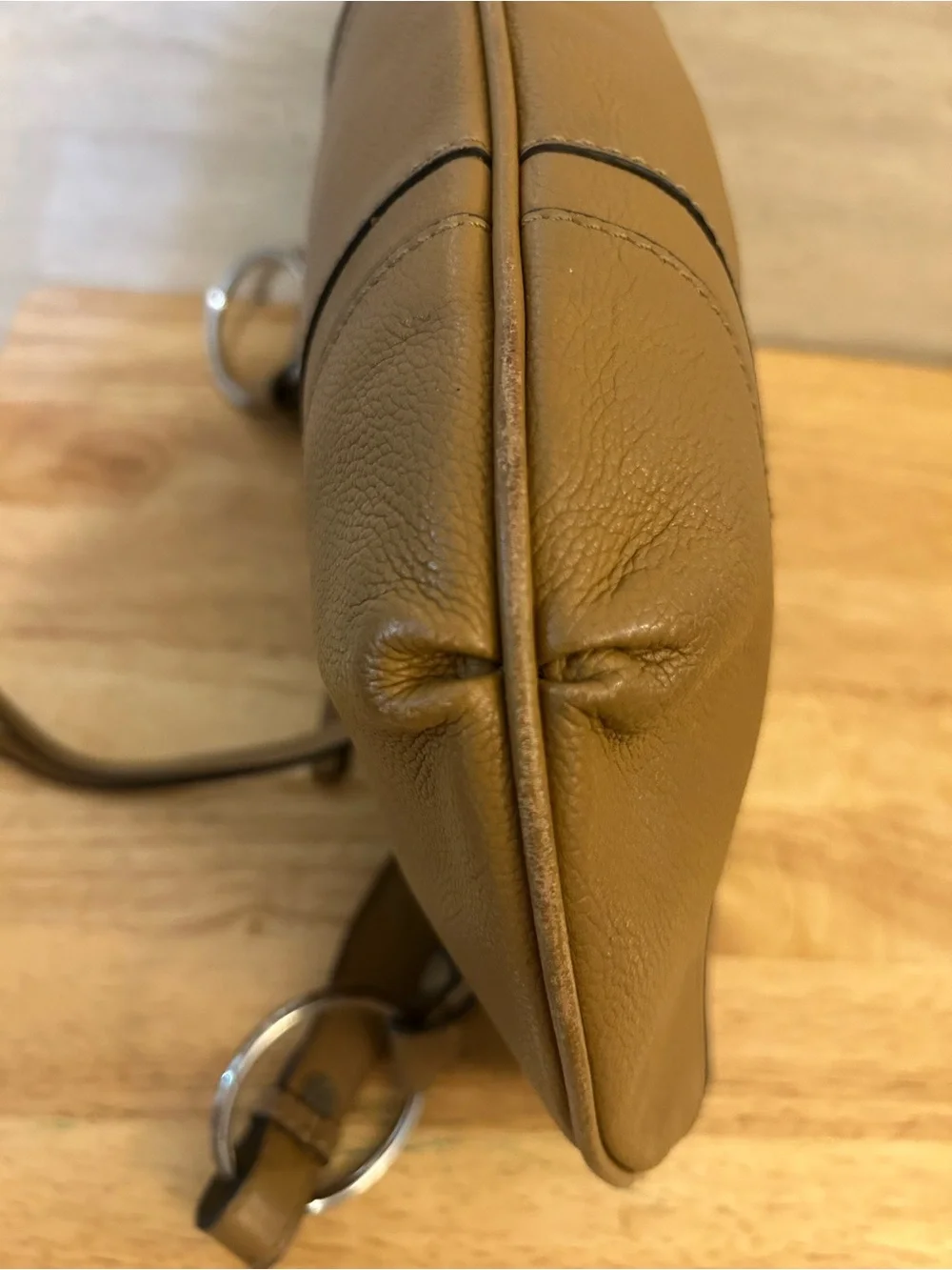 Tahari Pebbled leather hobo-style shoulder bag